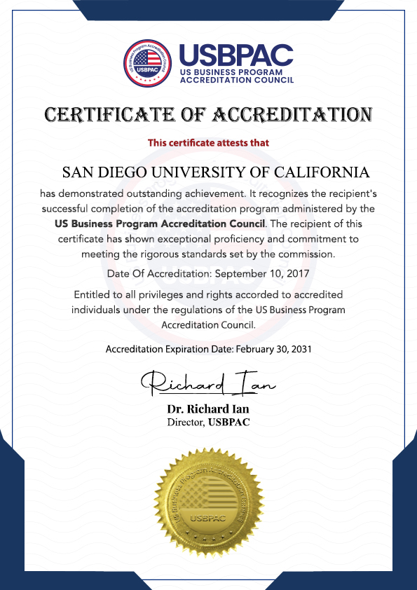US Business Program Accreditation Council